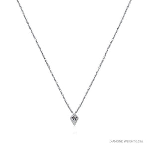 ROCK & DIVINE - DAGGER PENDANT WITH HEAVENLY CHAIN | WHITE / 0.33 NECKLACES