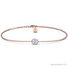 ROCK & DIVINE - PERFECT PEAR WITH HALO | ROSE / 0.25 BRACELETS