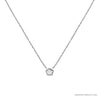 ROCK & DIVINE - THE CROWN JEWEL PENDANT WITH HALO | WHITE / 0.50 NECKLACES