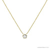 ROCK & DIVINE - THE CROWN JEWEL PENDANT WITH HALO | YELLOW / 0.75 NECKLACES