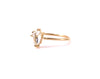 BELL DIAMOND SOLITAIRE RING IN 18KT YELLOW GOLD