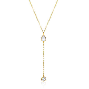 ROCK & DIVINE - MORNING LIGHT LARIAT | YELLOW NECKLACES