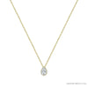 ROCK & DIVINE - PERFECT PEAR DROP PENDANT WITH HALO | YELLOW / 0.75 NECKLACES