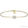ROCK & DIVINE - PERFECT PEAR WITH HALO | YELLOW / 0.50 BRACELETS