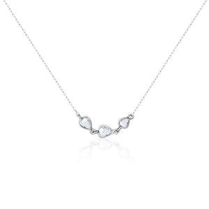ROCK & DIVINE - RIVER OF PEARS NECKLACE | WHITE NECKLACES