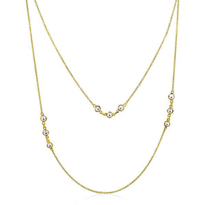 ROCK & DIVINE - SPRING RIVER 36 NECKLACE | YELLOW NECKLACES