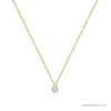 ROCK & DIVINE - THE RAIN DROP PENDANT WITH HALO | YELLOW / 0.33 NECKLACES
